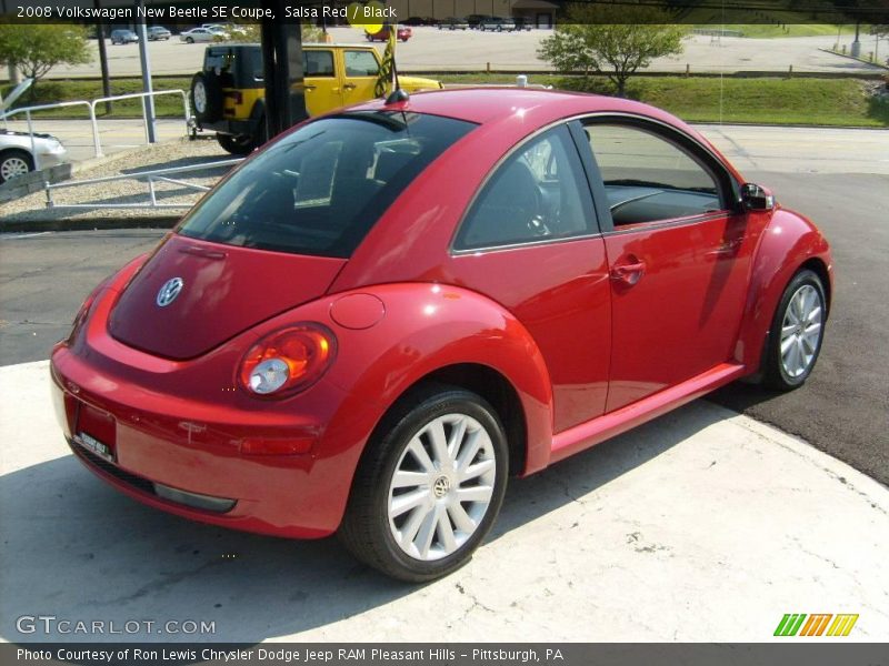 Salsa Red / Black 2008 Volkswagen New Beetle SE Coupe