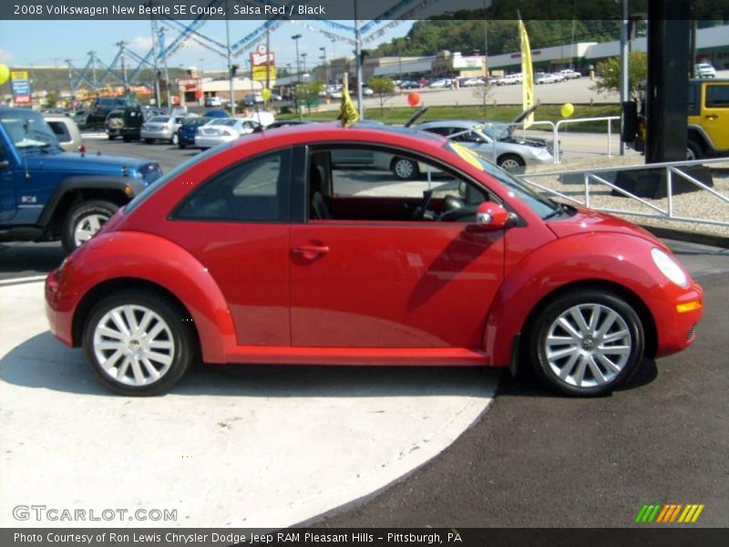 Salsa Red / Black 2008 Volkswagen New Beetle SE Coupe