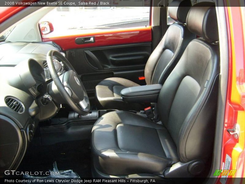Salsa Red / Black 2008 Volkswagen New Beetle SE Coupe