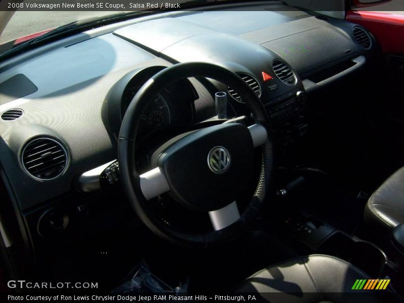 Salsa Red / Black 2008 Volkswagen New Beetle SE Coupe