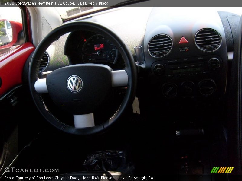 Salsa Red / Black 2008 Volkswagen New Beetle SE Coupe