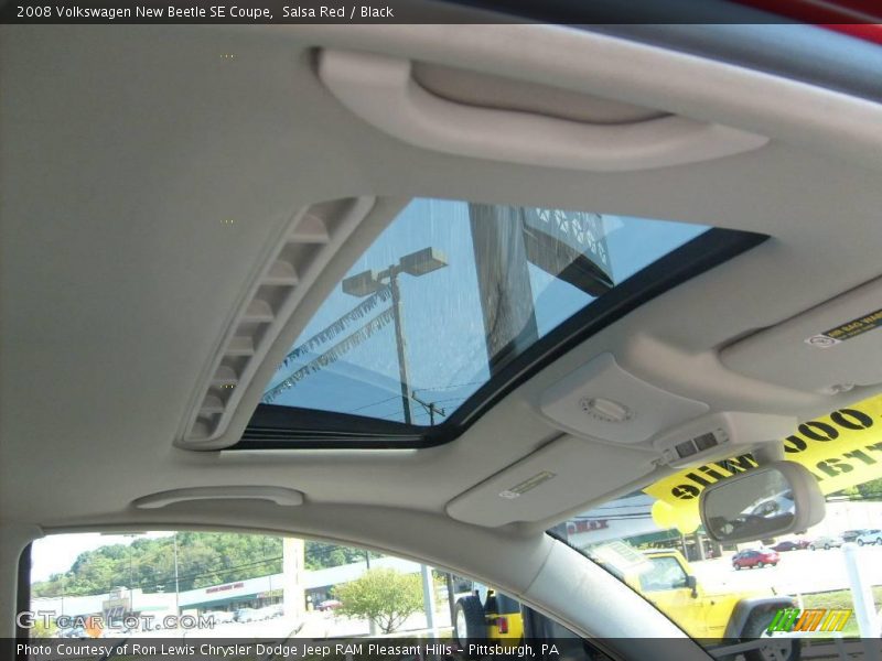 Salsa Red / Black 2008 Volkswagen New Beetle SE Coupe