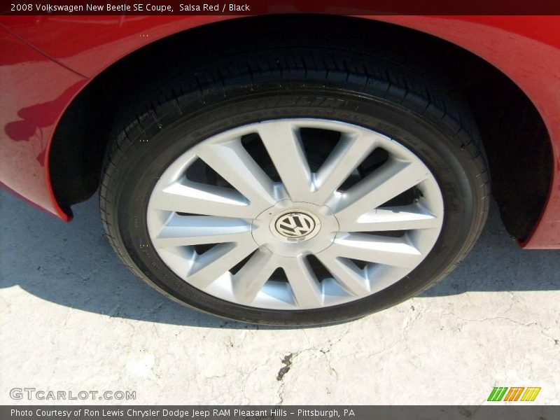 Salsa Red / Black 2008 Volkswagen New Beetle SE Coupe