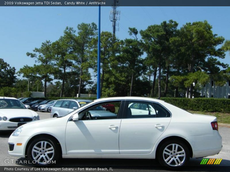 Candy White / Anthracite 2009 Volkswagen Jetta TDI Sedan