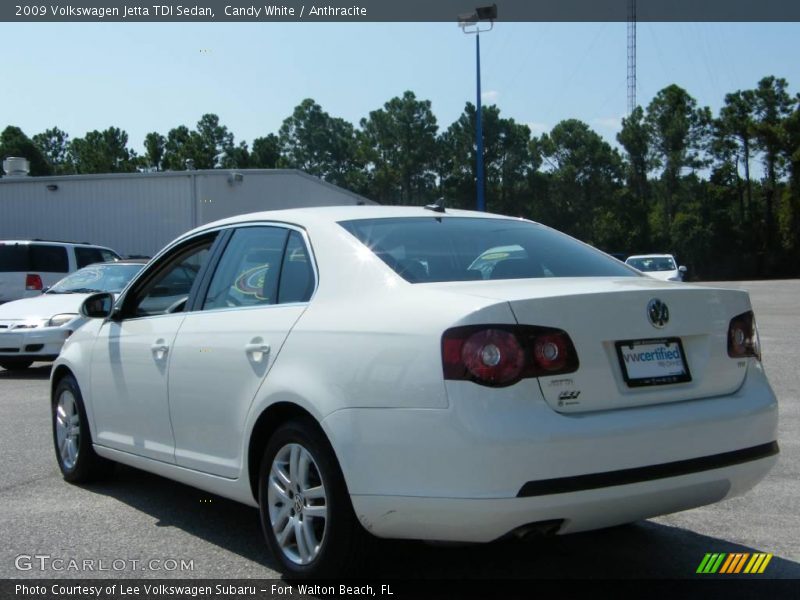 Candy White / Anthracite 2009 Volkswagen Jetta TDI Sedan