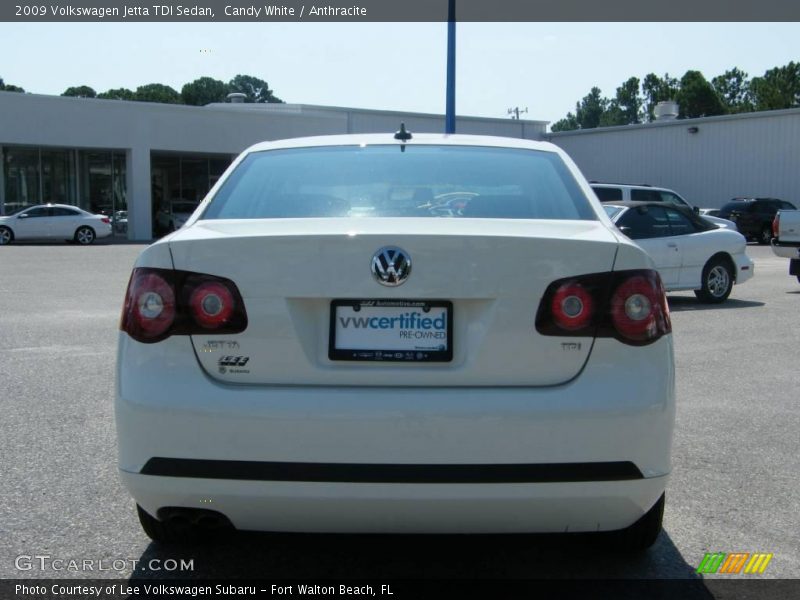Candy White / Anthracite 2009 Volkswagen Jetta TDI Sedan