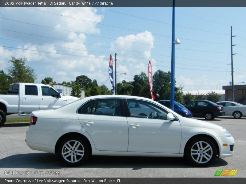 Candy White / Anthracite 2009 Volkswagen Jetta TDI Sedan