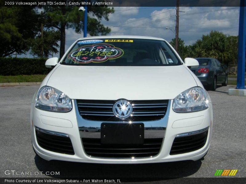 Candy White / Anthracite 2009 Volkswagen Jetta TDI Sedan