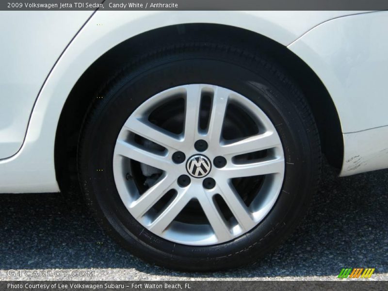 Candy White / Anthracite 2009 Volkswagen Jetta TDI Sedan