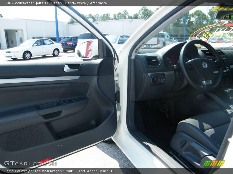 Candy White / Anthracite 2009 Volkswagen Jetta TDI Sedan