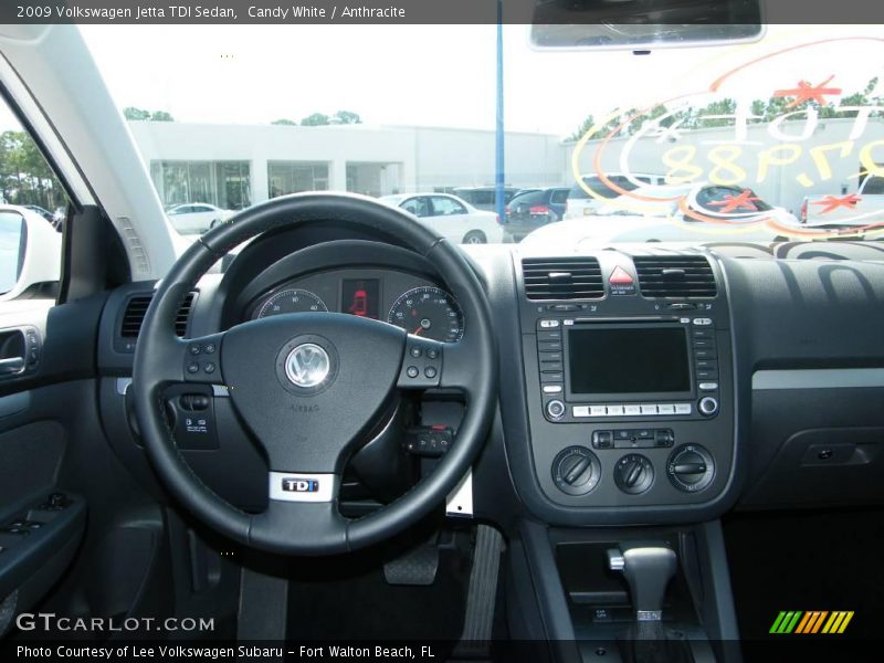 Candy White / Anthracite 2009 Volkswagen Jetta TDI Sedan