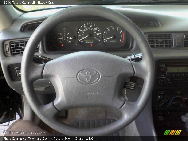 Black / Gray 2000 Toyota Camry LE