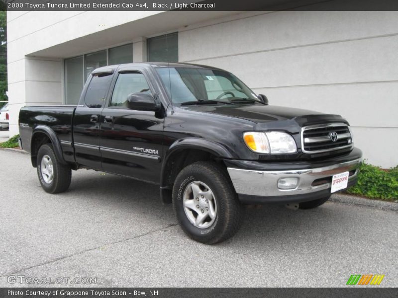 Black / Light Charcoal 2000 Toyota Tundra Limited Extended Cab 4x4