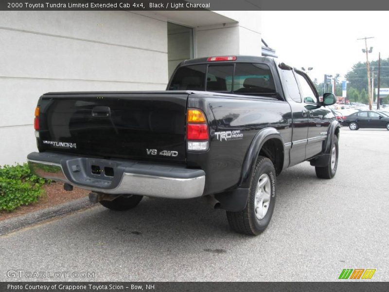 Black / Light Charcoal 2000 Toyota Tundra Limited Extended Cab 4x4