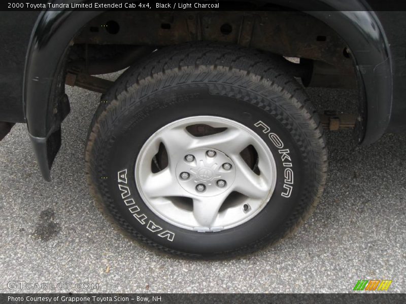 Black / Light Charcoal 2000 Toyota Tundra Limited Extended Cab 4x4