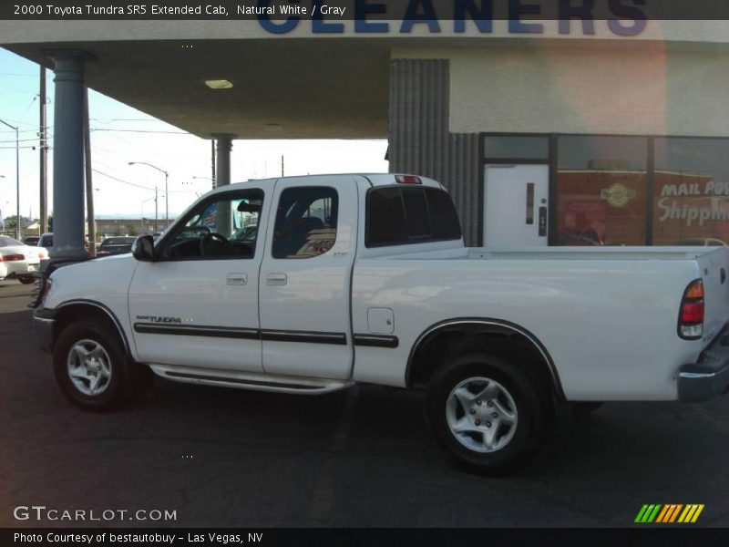Natural White / Gray 2000 Toyota Tundra SR5 Extended Cab