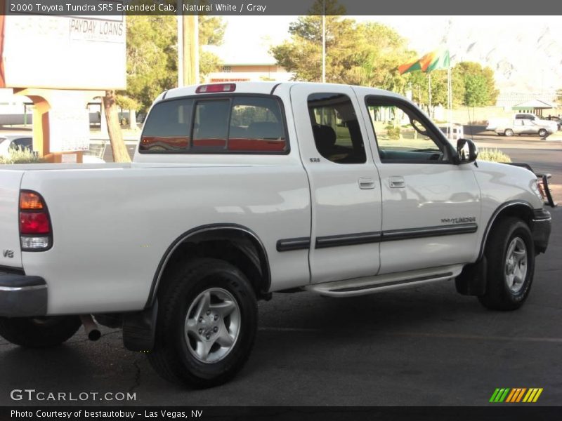 Natural White / Gray 2000 Toyota Tundra SR5 Extended Cab