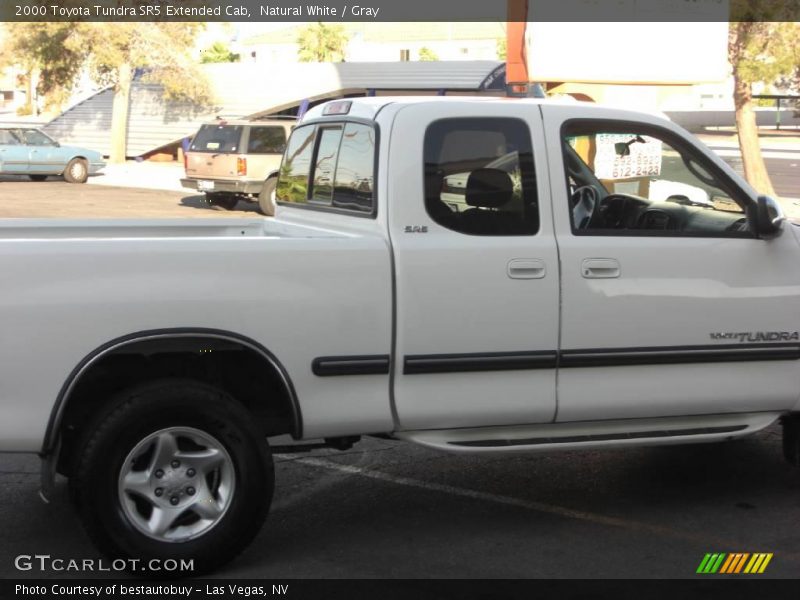 Natural White / Gray 2000 Toyota Tundra SR5 Extended Cab