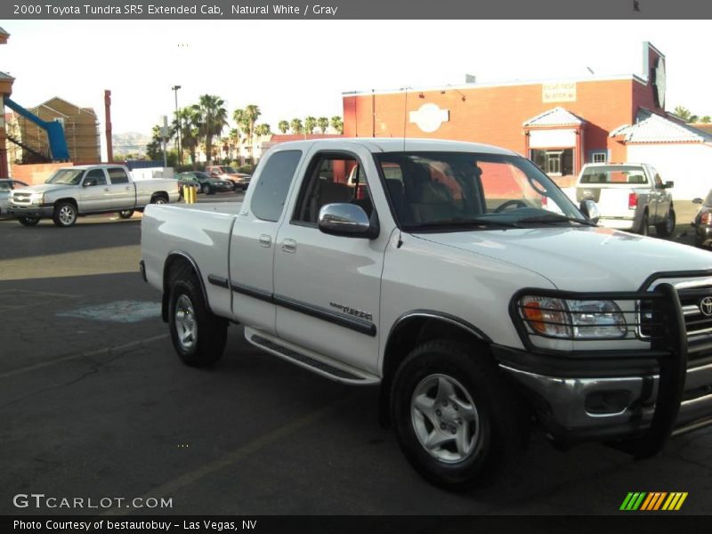Natural White / Gray 2000 Toyota Tundra SR5 Extended Cab