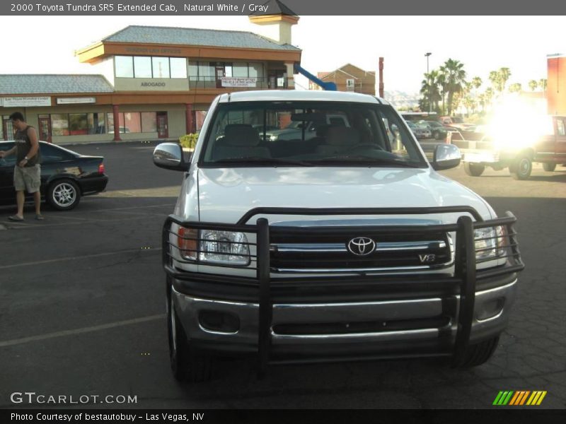 Natural White / Gray 2000 Toyota Tundra SR5 Extended Cab