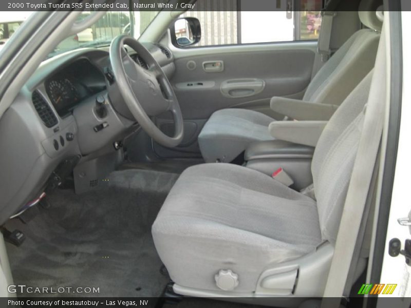 Natural White / Gray 2000 Toyota Tundra SR5 Extended Cab