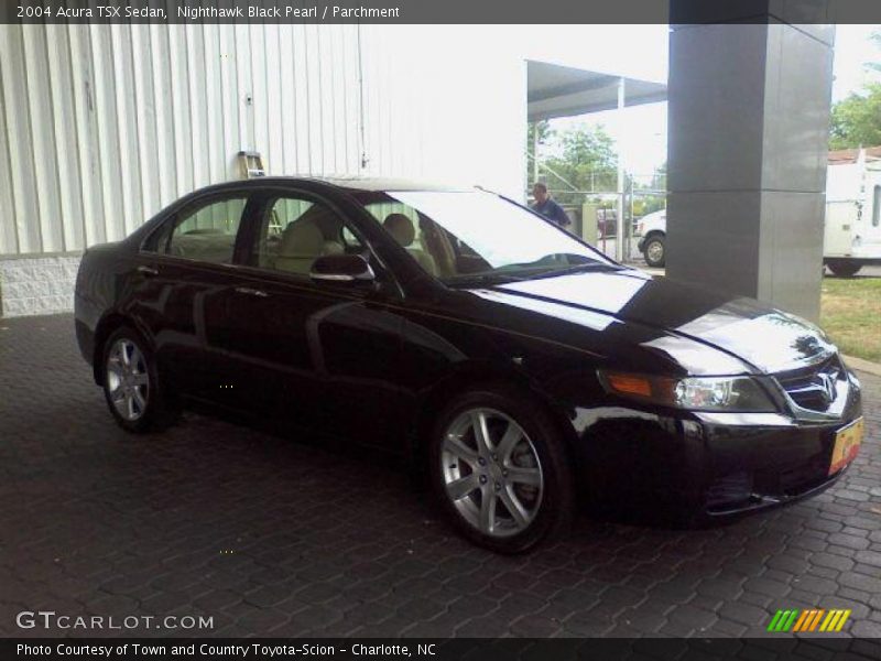 Nighthawk Black Pearl / Parchment 2004 Acura TSX Sedan