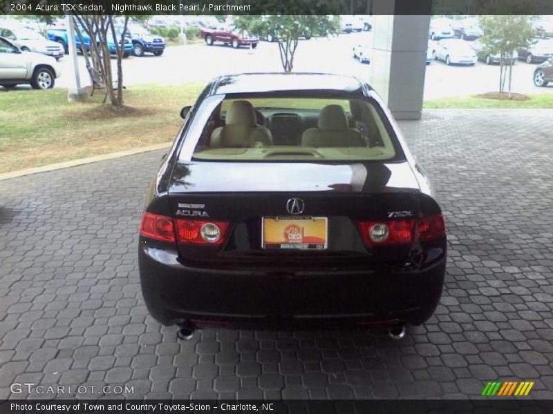Nighthawk Black Pearl / Parchment 2004 Acura TSX Sedan