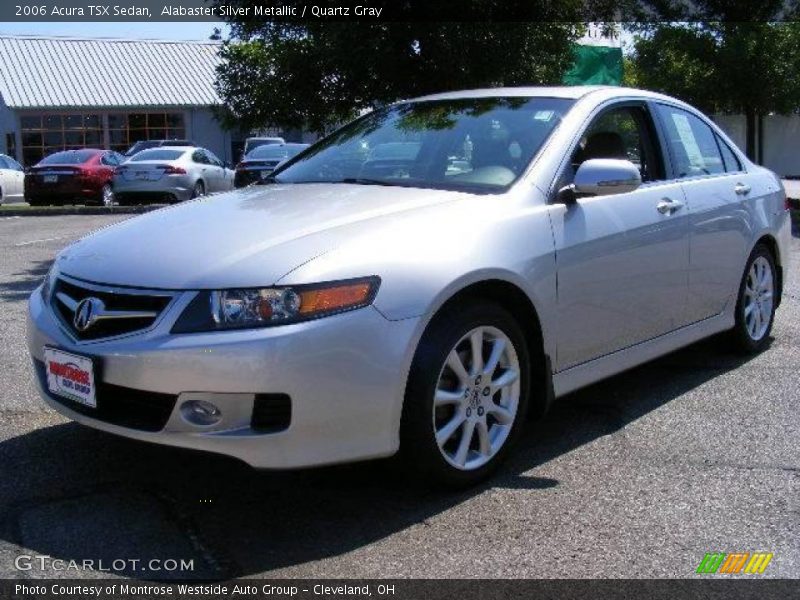 Alabaster Silver Metallic / Quartz Gray 2006 Acura TSX Sedan