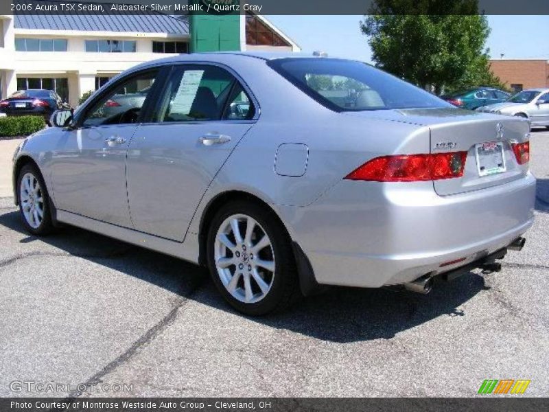 Alabaster Silver Metallic / Quartz Gray 2006 Acura TSX Sedan