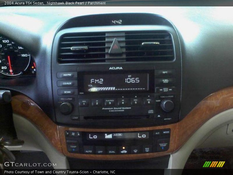 Nighthawk Black Pearl / Parchment 2004 Acura TSX Sedan