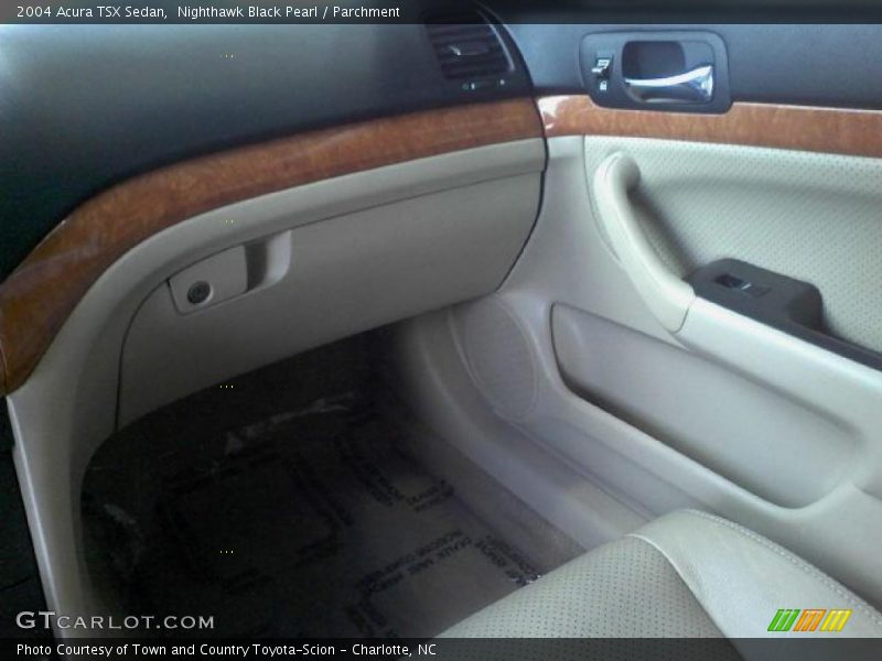 Nighthawk Black Pearl / Parchment 2004 Acura TSX Sedan