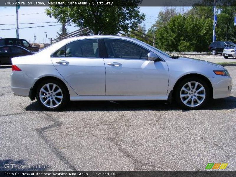 Alabaster Silver Metallic / Quartz Gray 2006 Acura TSX Sedan