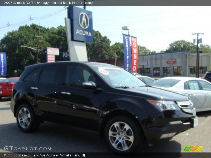 Formal Black Pearl / Ebony 2007 Acura MDX Technology