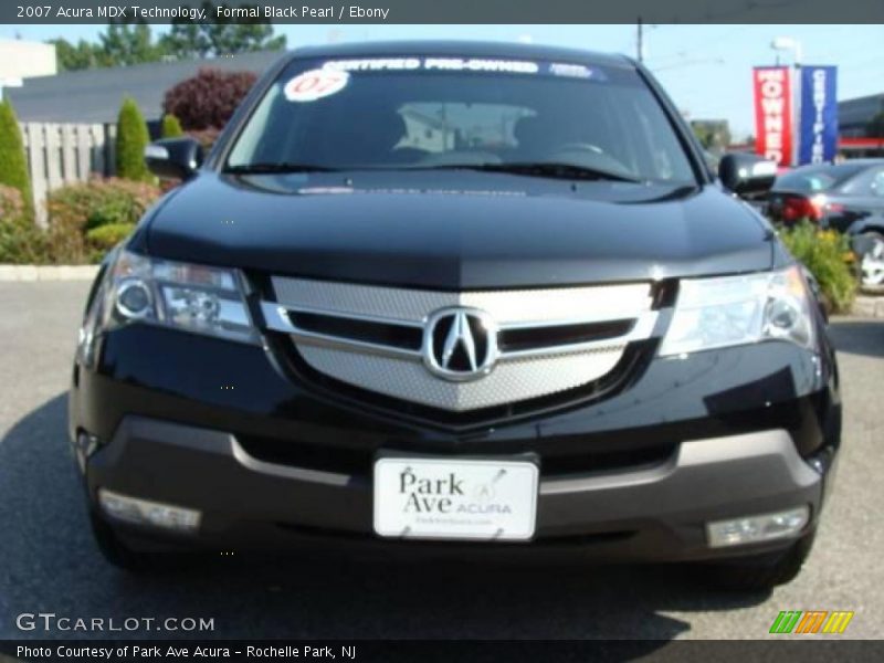 Formal Black Pearl / Ebony 2007 Acura MDX Technology