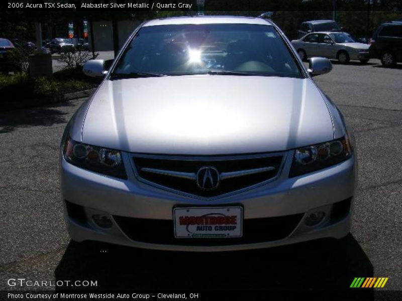 Alabaster Silver Metallic / Quartz Gray 2006 Acura TSX Sedan