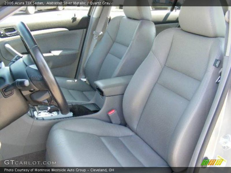 Alabaster Silver Metallic / Quartz Gray 2006 Acura TSX Sedan