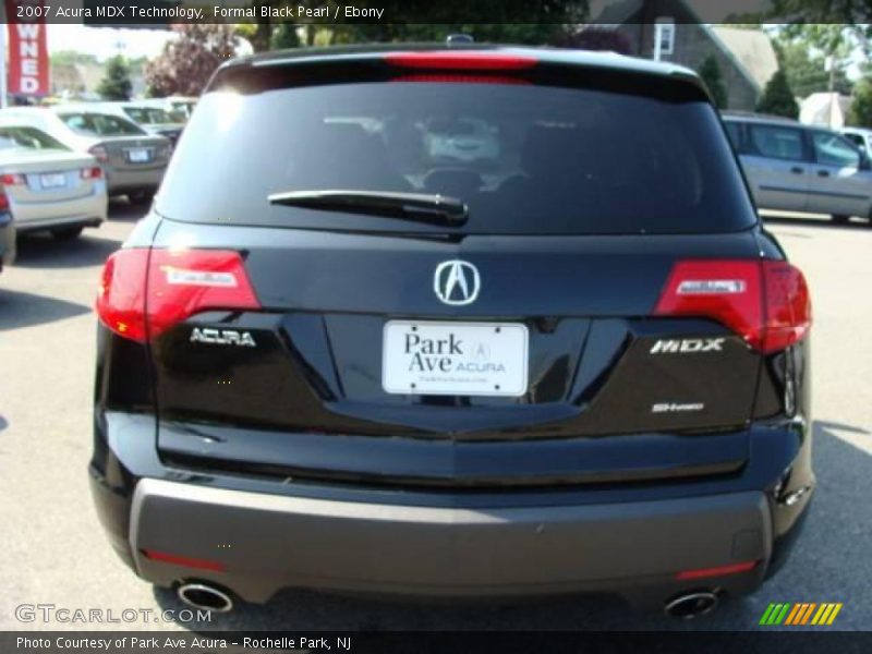 Formal Black Pearl / Ebony 2007 Acura MDX Technology
