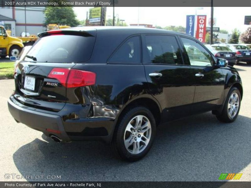 Formal Black Pearl / Ebony 2007 Acura MDX Technology