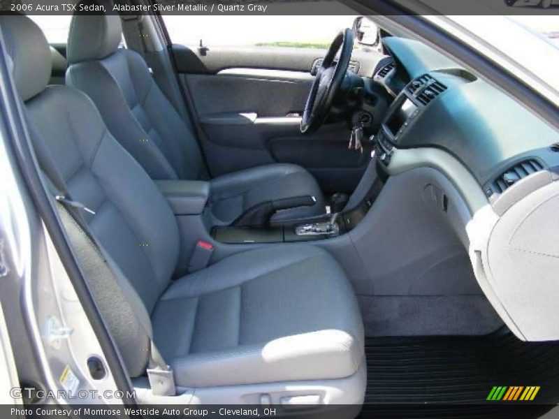 Alabaster Silver Metallic / Quartz Gray 2006 Acura TSX Sedan