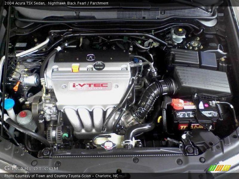 Nighthawk Black Pearl / Parchment 2004 Acura TSX Sedan