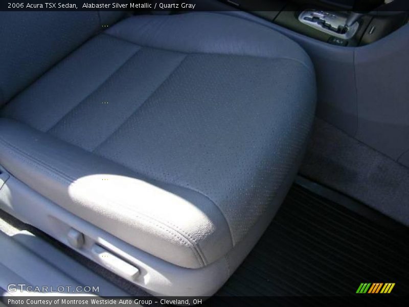 Alabaster Silver Metallic / Quartz Gray 2006 Acura TSX Sedan
