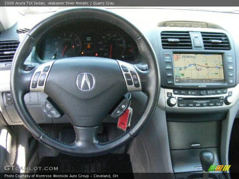 Alabaster Silver Metallic / Quartz Gray 2006 Acura TSX Sedan