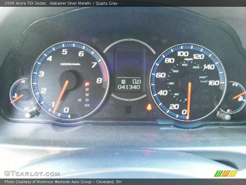 Alabaster Silver Metallic / Quartz Gray 2006 Acura TSX Sedan