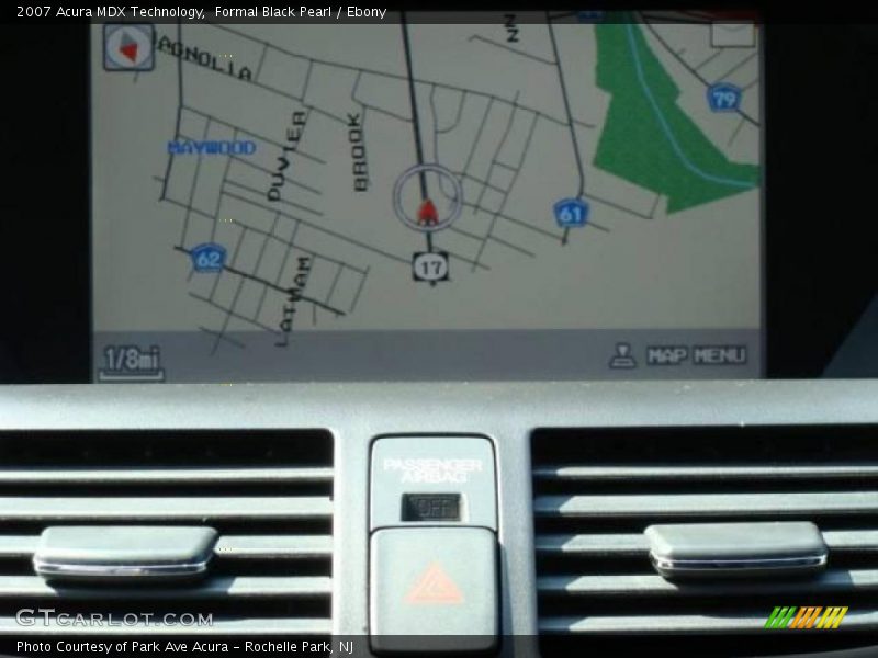 Formal Black Pearl / Ebony 2007 Acura MDX Technology