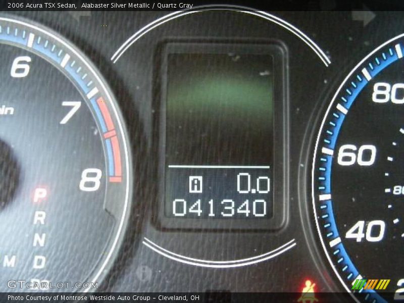 Alabaster Silver Metallic / Quartz Gray 2006 Acura TSX Sedan