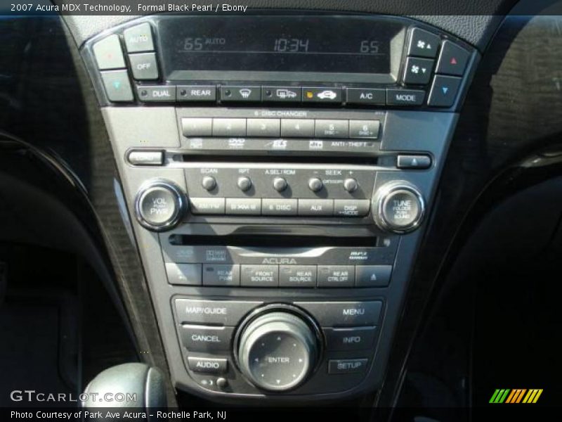 Formal Black Pearl / Ebony 2007 Acura MDX Technology