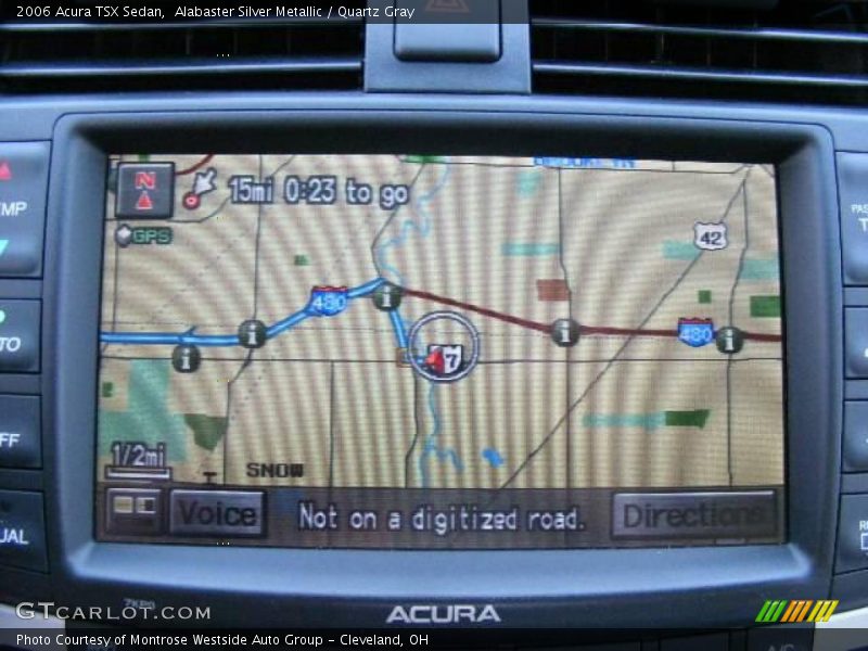 Alabaster Silver Metallic / Quartz Gray 2006 Acura TSX Sedan