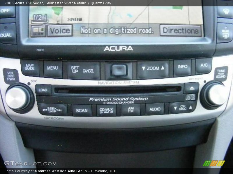 Alabaster Silver Metallic / Quartz Gray 2006 Acura TSX Sedan