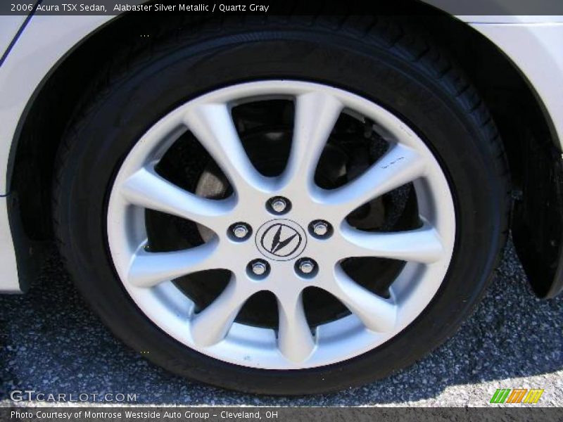 Alabaster Silver Metallic / Quartz Gray 2006 Acura TSX Sedan