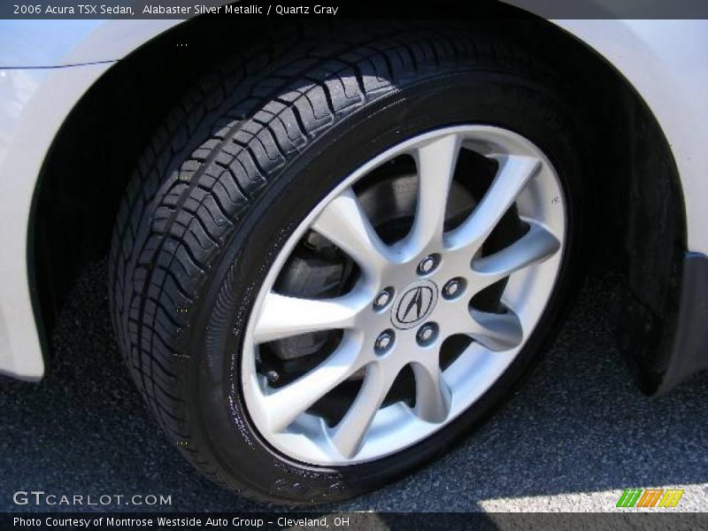 Alabaster Silver Metallic / Quartz Gray 2006 Acura TSX Sedan